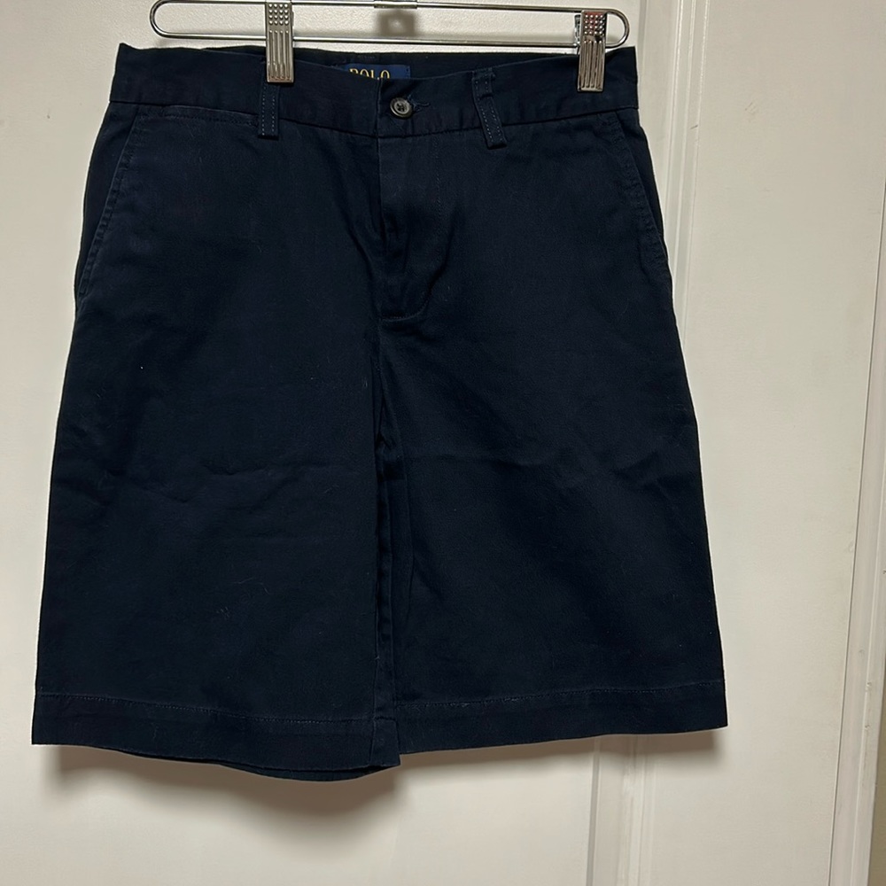 Boys Navy Blue Poli Shorts size 12